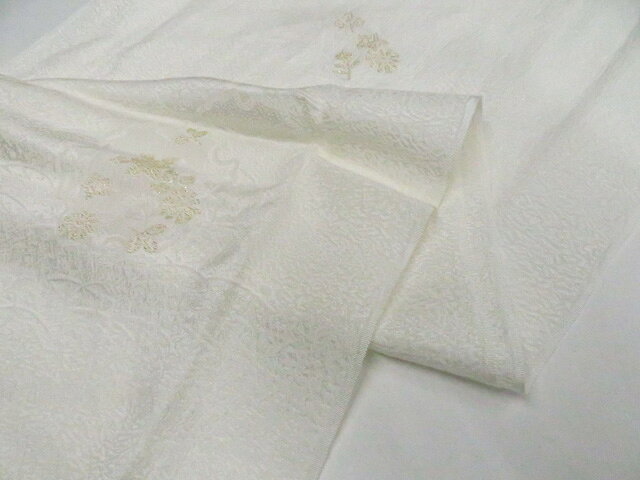 【中古】和装小物 帯締め帯揚げセット 礼装用 高麗組み 金糸 縫取 帯締 帯揚 26w01...