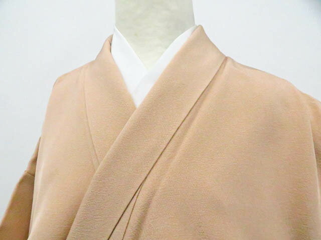 彩色无花布料 - 【中古】リサイクル着物 色無地 一つ紋 着物 正絹 美品 身丈約154cm 裄丈約62cm 26z01-541【リサイクル】 IDnet