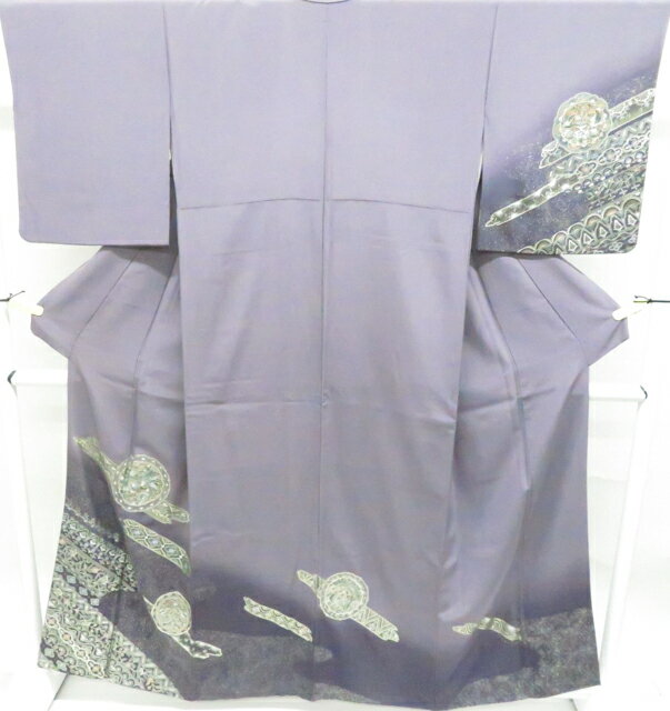樂天商城 - 【中古】リサイクル着物 訪問着 花喰い鳥 正絹 着物 身丈約159cm 裄丈64.5cm 26z02-617【リサイクル】 IDnet