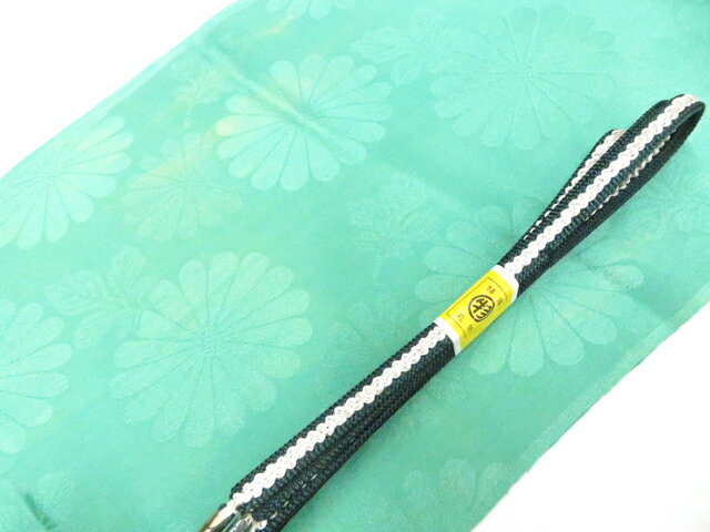 樂天商城 - 【中古】和装小物 帯締め帯揚げセット 帯締 帯揚 平組 銀糸 26w02-1515【リサイクル】 IDnet