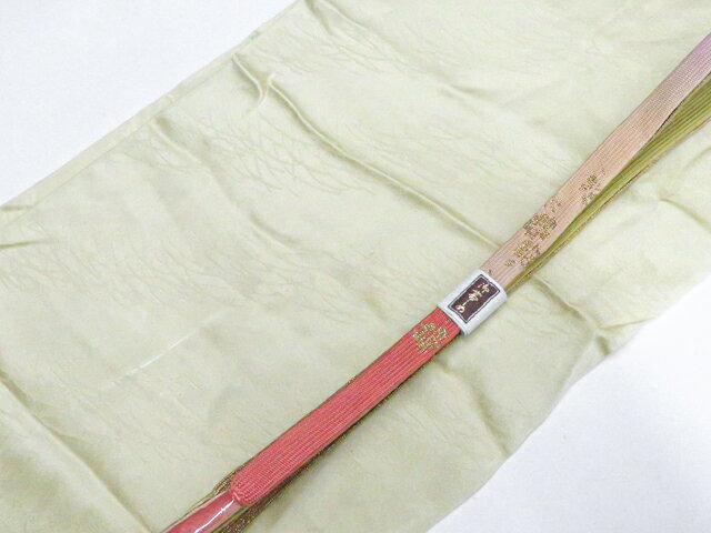 樂天商城 - 【中古】和装小物 帯締め 帯揚げ セット 高麗組 金糸 帯締 帯揚 26w02-1963【リサイクル】 IDnet