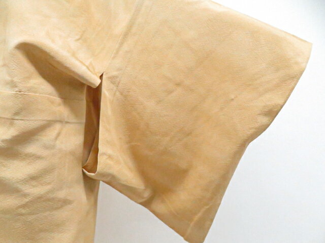 【中古】リサイクル着物 色無地 単衣 縫い紋 作家物 落款入 正絹 着物 身丈約155cm 裄丈約62cm 26z02-754【リサイクル】 IDnet