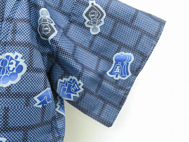 【中古】リサイクル着物 男物 浴衣 着物 美品 身丈約146cm 裄丈約69cm 26z02-774【リサイクル】 IDnet