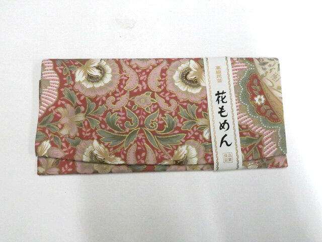 【サイズ・素材・お色】 サイズ：約19cm×約9cm 地色：くすみピンク (1枚目の画像が近いお色かと思われます) 素材：- 【商品状態】 汚れ:中薄汚れがございますが、リサイクル商品としては綺麗な状態のお品物です。 ランク:A その他: 【ランク説明】 N:新品・未使用品 S:未使用品に近い A:目立った傷や汚れはなく大変良い状態 B:多少の汚れありますが、着用可能 C:傷や汚れが見える部分にありますが、着用は可能 D:状態が悪くリメイク品やジャンク品としてお使いください。 【お読みください】 ※中古品だという点を御理解の上、ご入札ください ※商品画像は、パソコンの機種・モニターなどにより現品と色の違いが出る場合があります。 ※詳細は商品画像にてご確認ください。 ※日本国内から発送いたしております。 ※発送後は追跡番号をお知らせいたします。 ※スタッフによる手作業での検品採寸済み。 撮影：北川　検品：小山　画像：高坪　入力：野阪 【検索キーワード】 中古 リサイクル着物 着物 kimono KIMONO 着付け教室 お茶会 初心者着物 正絹 木綿 絽 単衣 袷 カジュアル フォーマル 七五三 お宮参り 結婚式 お食事会 ショッピング お出かけ 破格 お値打ち 和服 帯 和装小物 20代 30代 40代 50代 60代 70代【仕立て上がり 和服 アウトレット リサイクル着物 通販 アイディーネット きもの】和装小物 和雑貨 札入れ 未使用 花もめん 26w02-2018