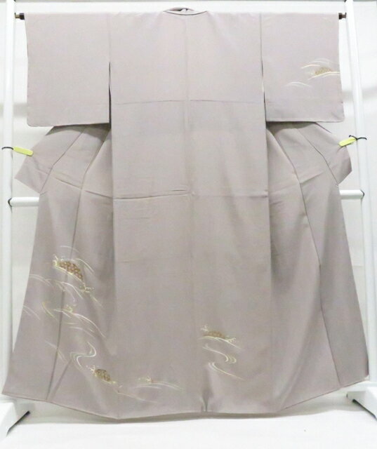 樂天商城 - 最大85%OFF【中古】リサイクル着物 訪問着 金彩 波 正絹 着物 身丈約160.5cm 裄丈約64.5cm 26z02-978【リサイクル】 IDnet