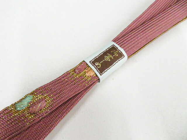 最大88%OFF【中古】和装小物 帯締め 高麗組 金糸 美品 帯締 26w03-2555【リサイクル】 IDnet
