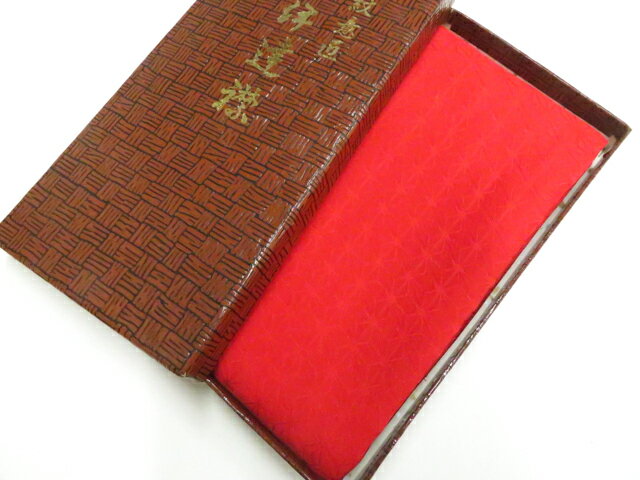 【中古】和装小物 伊達衿 麻の葉 箱付 美品 26w03-2575【リサイクル】 IDnet