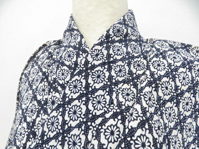 Summer Wear - 最大88%OFF【中古】リサイクル着物 浴衣 昭和レトロ 花 着物 身丈約149cm 裄丈62cm 26z03-1099【リサイクル】 IDnet