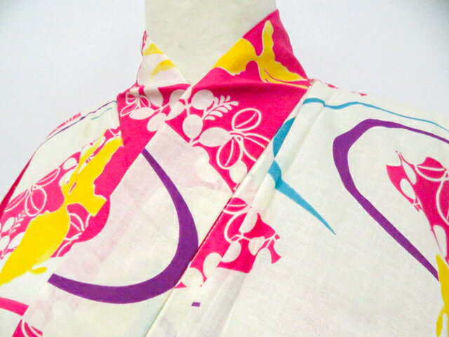 樂天商城 - 【中古】リサイクル着物 浴衣 金魚 未使用品 着物 身丈約166.5cm 裄丈66cm 26z03-1110【リサイクル】 IDnet