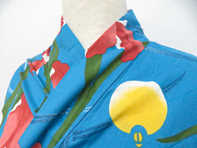 Summer Wear - 最大88%OFF【中古】リサイクル着物 浴衣 昭和レトロ 花 着物 美品 身丈約163cm 裄丈65cm 26z03-1115【リサイクル】 IDnet
