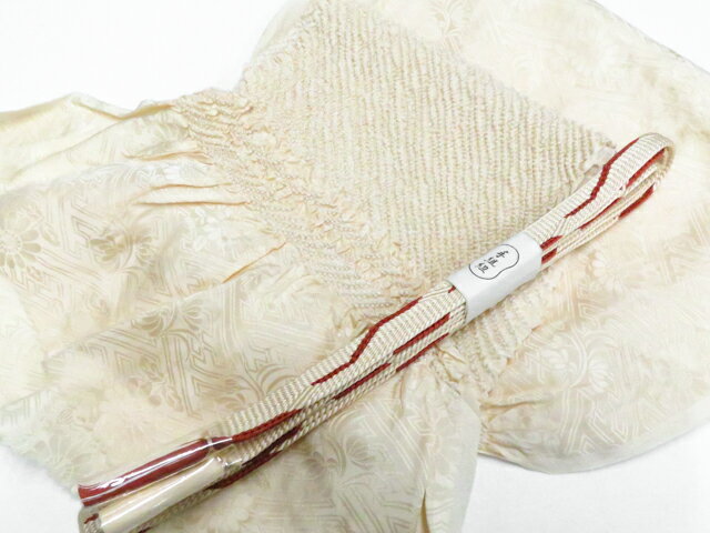【中古】和装小物 帯揚げ帯締めセット 帯揚 帯締 中抜き絞り 平組 26w03-3100【リサイクル】 IDnet