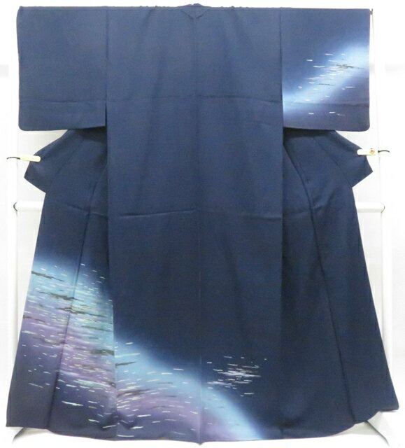 Rakuten - 最大88%OFF【中古】リサイクル着物 付下げ 金彩 螺鈿 美品 正絹 着物 身丈約166cm 裄丈約68.5cm r8z03-55【リサイクル】 IDnet