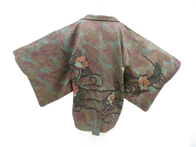 樂天商城 - 【中古】リサイクル着物 羽織 総絞り 羽織紐別売 正絹 着物 身丈約77.5cm 裄丈約64cm r8z03-63【リサイクル】 IDnet