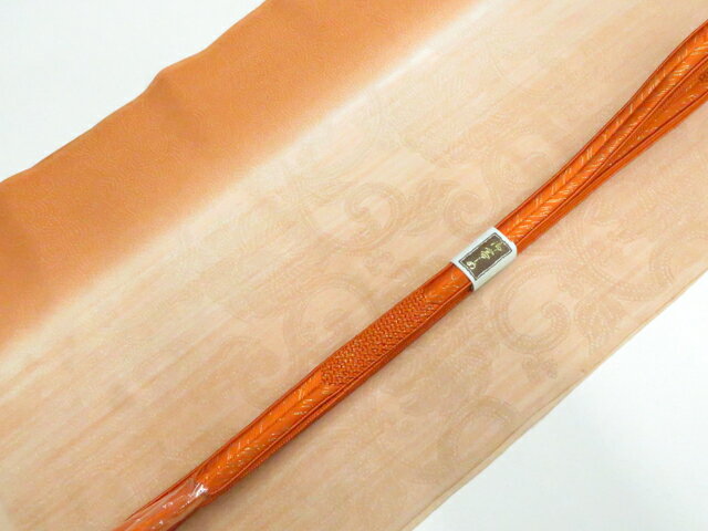 樂天商城 - 【中古】和装小物 帯揚げ帯締めセット 帯揚 帯締 暈し 平組 26w03-3473【リサイクル】 IDnet