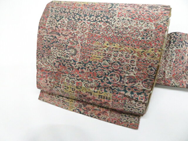 樂天商城 - 【中古】九寸名古屋帯 全通 美品 26b03-277【リサイクル】 IDnet