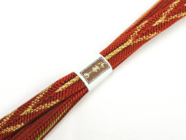 樂天商城 - 最大85%OFF【中古】和装小物 帯締め 帯締 平組 金糸 美品 26w03-4011【リサイクル】 IDnet