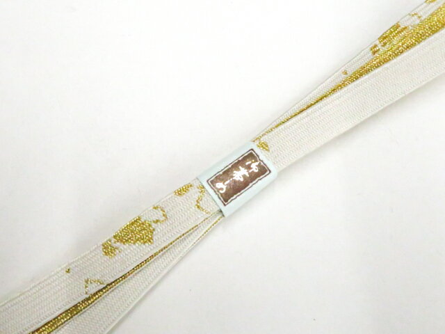 Rakuten - 【中古】和装小物 帯締め 礼装用 平組 高麗組 金糸 美品 帯締 26w04-4133【リサイクル】 IDnet