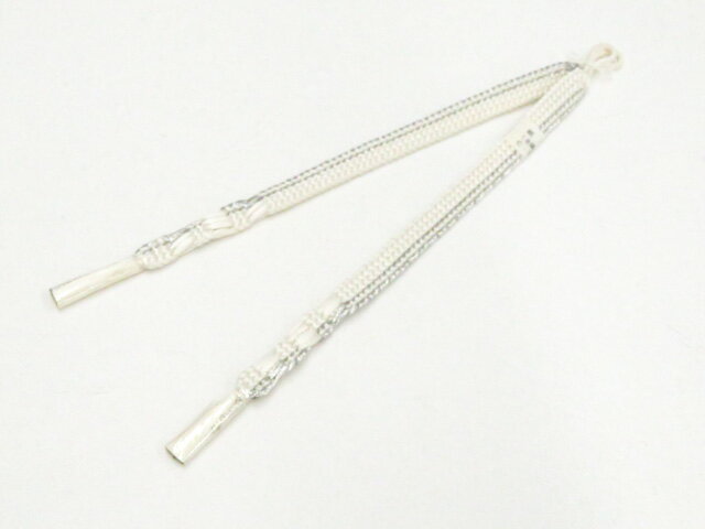 樂天商城 - 【中古】和装小物 未使用 羽織紐 銀糸 美品 26w04-4145【リサイクル】 IDnet