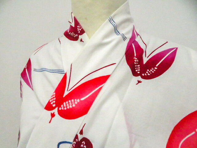 Summer Wear - 最大88%OFF【中古】リサイクル着物 浴衣 昭和レトロ 着物 身丈約163.0cm 裄丈約64.0cm 26z04-1759【リサイクル】 IDnet