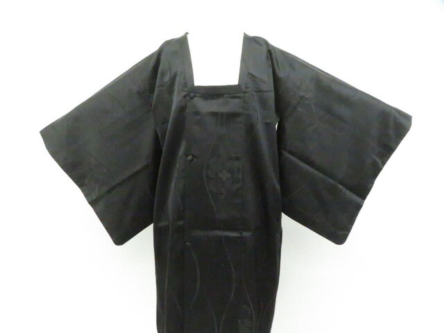 Coat - 【中古】リサイクル着物 雨コート 正絹 着物 身丈約121.0cm 裄丈約63.5cm 26z04-1900【リサイクル】 IDnet