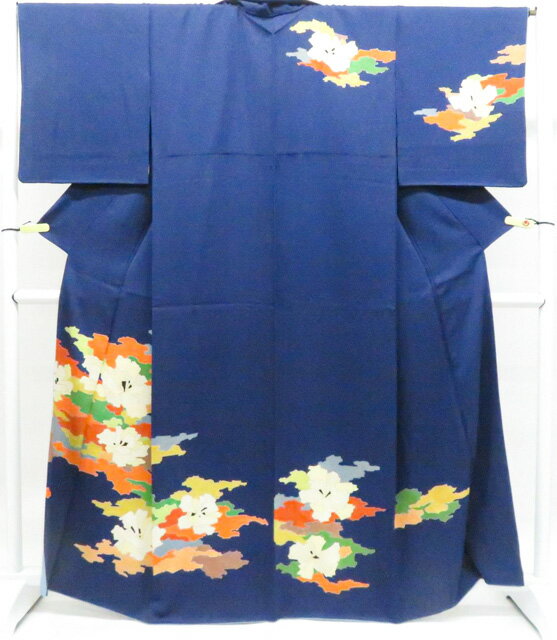 樂天商城 - 【中古】リサイクル着物 付下げ 刺繍 金彩 正絹 着物 身丈約163.0cm 裄丈約67.0cm 26z04-1909【リサイクル】 IDnet