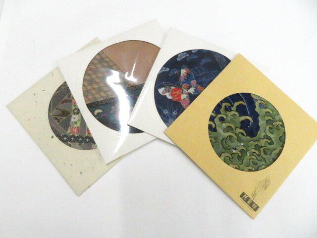 樂天商城 - 最大85%OFF【中古】和装小物 和雑貨 未使用 友禅ハンカチなど 4枚セット 美品 26w04-5038【リサイクル】 IDnet