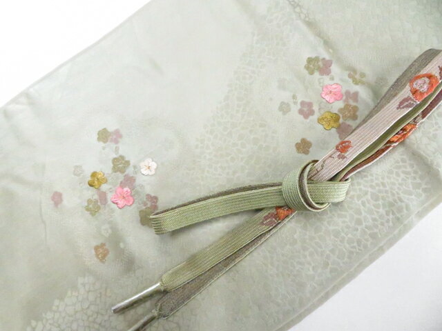 樂天商城 - 【中古】和装小物 帯締め 帯揚げ セット 刺繍 高麗組 金糸 帯締 帯揚 26w04-5240【リサイクル】 IDnet