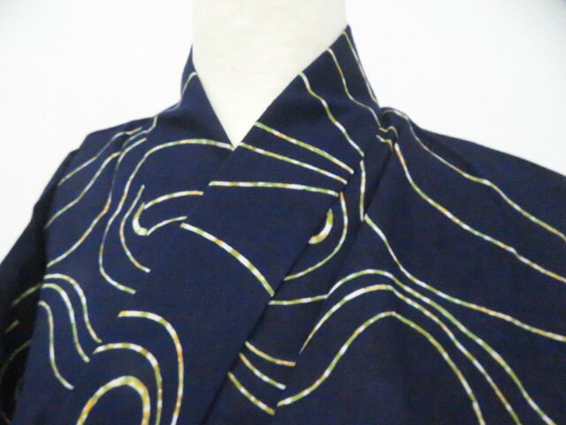 Summer Wear - 【中古】リサイクル着物 浴衣 コーマ地 着物 美品 身丈約156.5cm 裄丈約62.0cm 26z04-2074【リサイクル】 IDnet