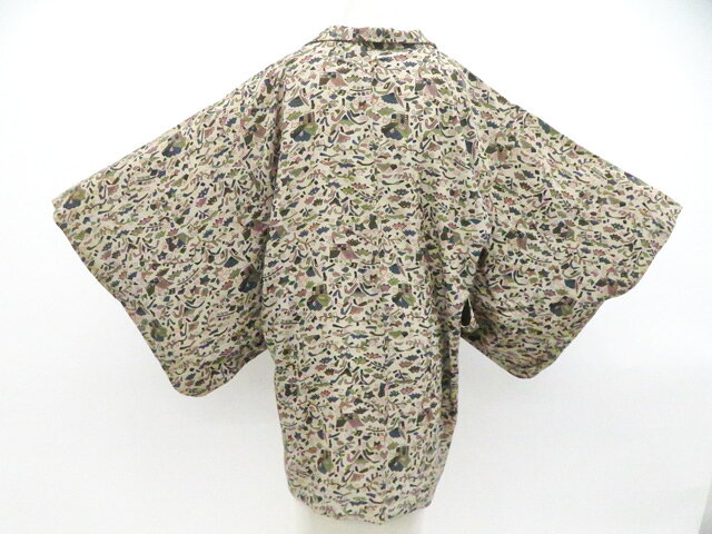 Rakuten - 【中古】リサイクル着物 羽織 昭和レトロ 羽織紐付 着物 正絹 身丈約82.0cm 裄丈約62.0cm 26z04-2117【リサイクル】 IDnet