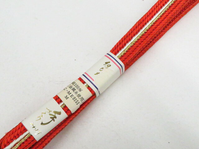 樂天商城 - 【中古】和装小物 帯締め 平組 手組 金糸 未使用品 美品 帯締 r8w04-305【リサイクル】 IDnet
