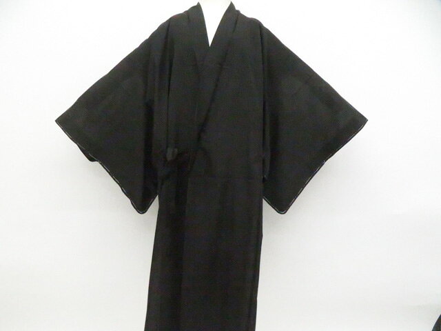 【中古】リサイクル着物 道中着 シースルーコート 夏物 夏正絹 着物 身丈約127.5cm 裄丈約66cm 26z04-2181【リサイクル】 IDnet（楽天・アイディーネット）