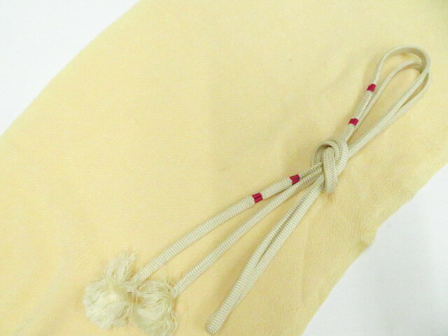 樂天商城 - 【中古】和装小物 帯締め帯揚げセット 帯締 帯揚 平組 縮緬 26w05-5815【リサイクル】 IDnet