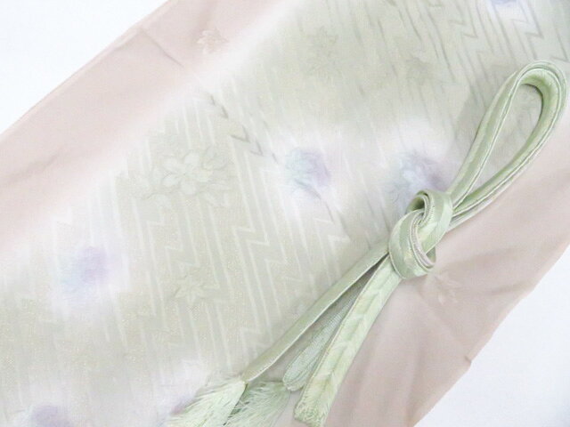 Rakuten - 【中古】和装小物 帯締め帯揚げセット 帯締 帯揚 平組 丹後ちりめん 縫い取り 金糸 26w05-5822【リサイクル】 IDnet