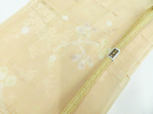 Rakuten - 【中古】和装小物 帯締め帯揚げセット 帯締 帯揚 平組 夏物 花 美品 26w05-5823【リサイクル】 IDnet