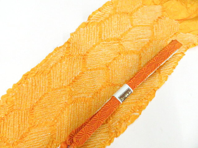 【中古】和装小物 帯締め帯揚げセット 帯締 帯揚 平組 中抜き 26w05-5874【リサイクル】 IDnet