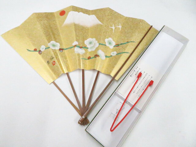 Other - 【中古】和装小物 和雑貨 扇子 未使用品 箱入美品 26w04-5922【リサイクル】 IDnet