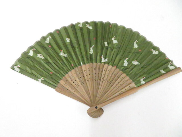 Other - 【中古】和装小物 和雑貨 扇子 うさぎ美品 26w04-5932【リサイクル】 IDnet