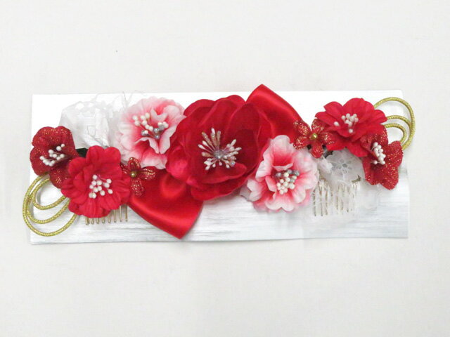 【中古】和装小物 髪飾り 未使用 花 箱付 美品 26w05-6016【リサイクル】 IDnet