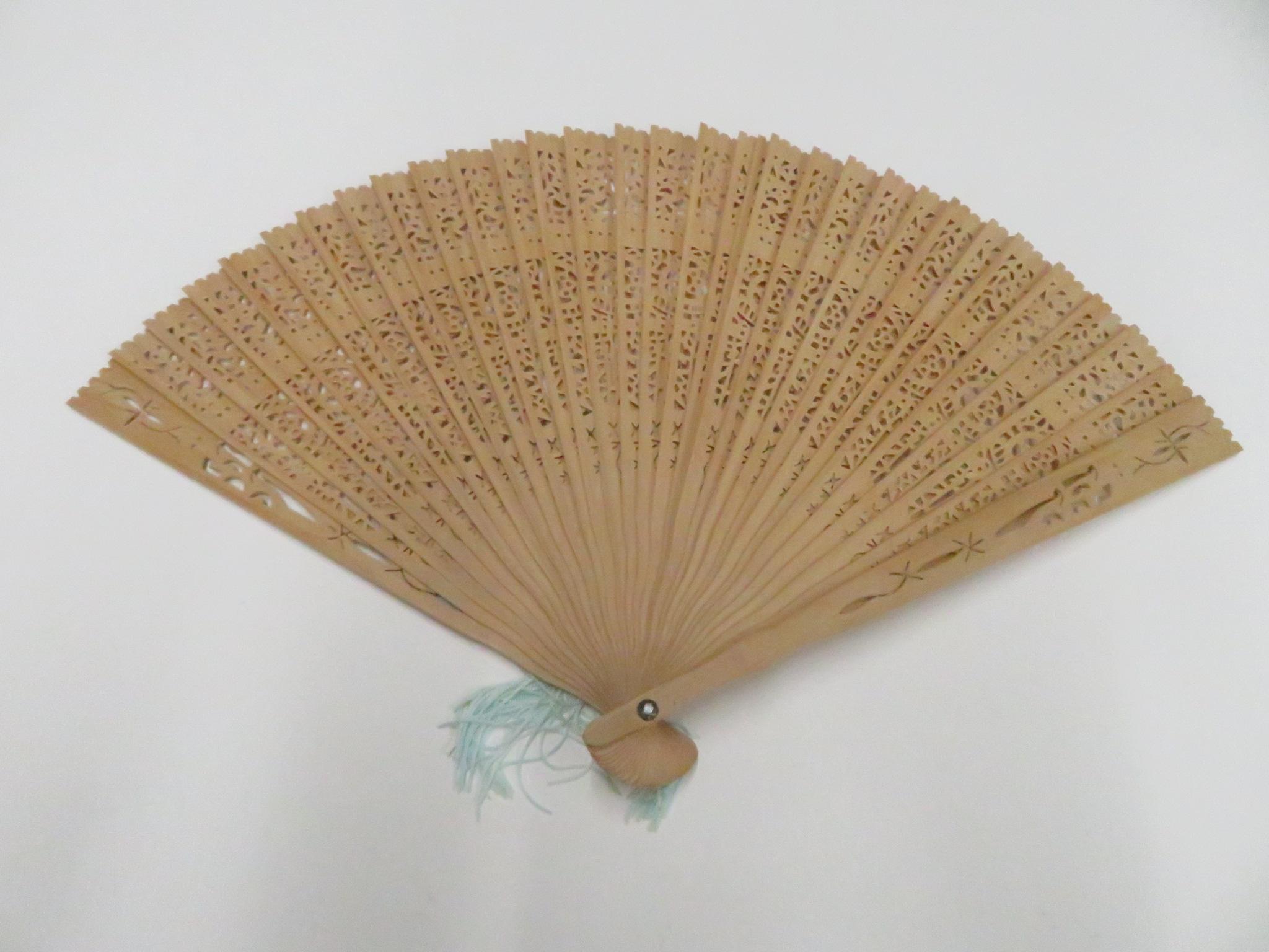 樂天商城 - 【中古】和装小物 和雑貨 扇子 透かし彫り 26w05-6189【リサイクル】 IDnet
