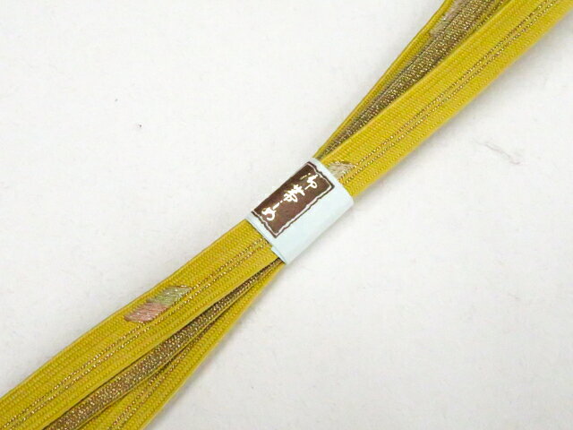 Rakuten - 【中古】和装小物 帯締め 高麗組 金糸 帯締 26w05-6580【リサイクル】 IDnet