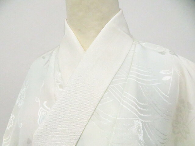 【中古】長襦袢 正絹 着物 身丈約124.5cm 裄丈約59.5cm 26z05-2633【リサイクル】 IDnet
