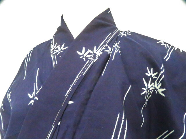 Summer Wear - 【中古】リサイクル着物 浴衣 竹 笹 着物 美品 身丈約155.5cm 裄丈約66cm 26z05-2690【リサイクル】 IDnet