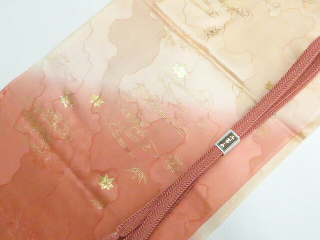 樂天商城 - 【中古】和装小物 帯締め帯揚げセット 平組 金糸 金彩 ぼかし美品 26w05-6832【リサイクル】 IDnet