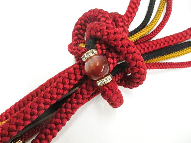 樂天商城 - 【中古】和装小物 帯締め 帯締 丸組 飾り付 美品 26w05-7129【リサイクル】 IDnet