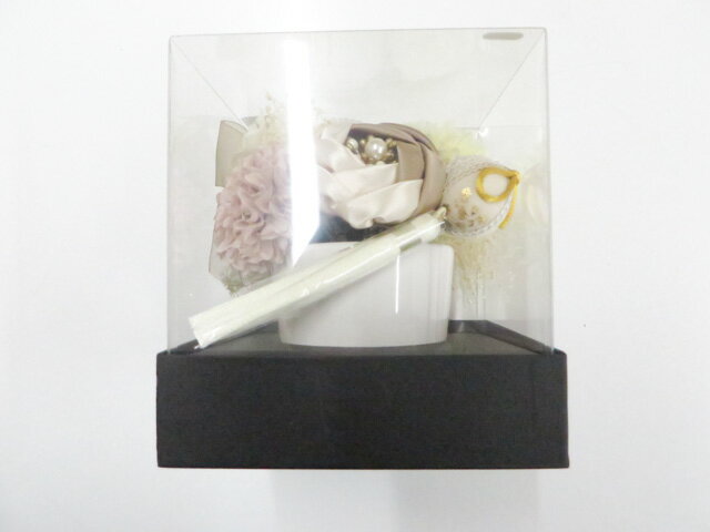 【中古】和装小物 未使用 髪飾り 花飾り 花瓶付 箱付 美品 r8w06-467【リサイクル...