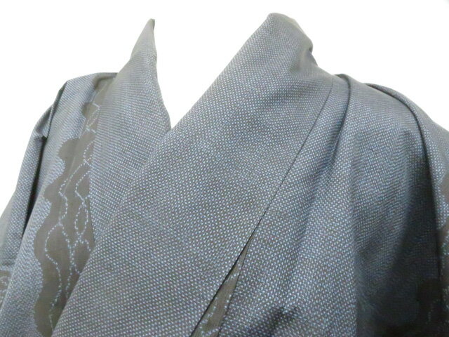 樂天商城 - 【中古】リサイクル着物 紬 大島紬 7マルキ 着物 正絹 美品 身丈約158.5cm 裄丈約65cm 26z06-3201【リサイクル】 IDnet