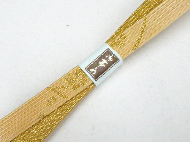 樂天商城 - 【中古】和装小物 帯締め 高麗組 金糸 帯締 美品 26w06-7870【リサイクル】 IDnet