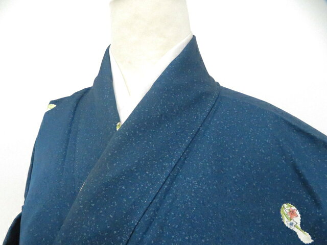 樂天商城 - 【中古】リサイクル着物 小紋 着物 正絹 身丈約161cm 裄丈約63.5cm 26z06-3260【リサイクル】 IDnet