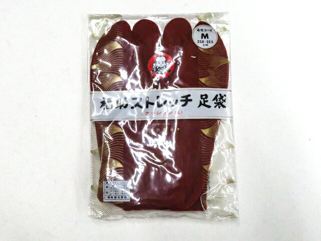 樂天商城 - 【中古】和装小物 未使用 足袋 福助足袋 ストレッチ足袋 4枚こはぜ Mサイズ 約22.5〜23cm 美品 26w06-8036【リサイクル】 IDnet