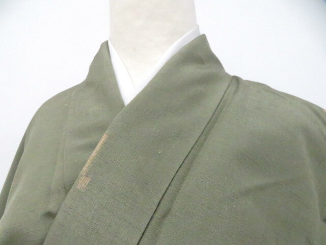 樂天商城 - 【中古】リサイクル着物 紬 着物 正絹 美品 身丈約161cm 裄丈約66.5cm 26z06-3290【リサイクル】 IDnet